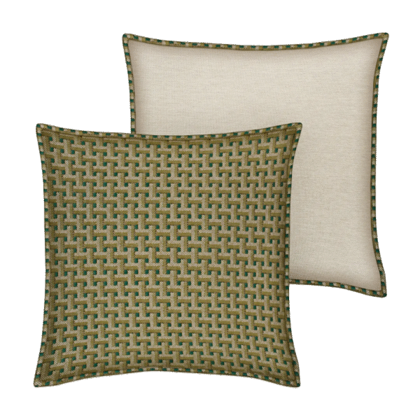 a close-up of a pillow